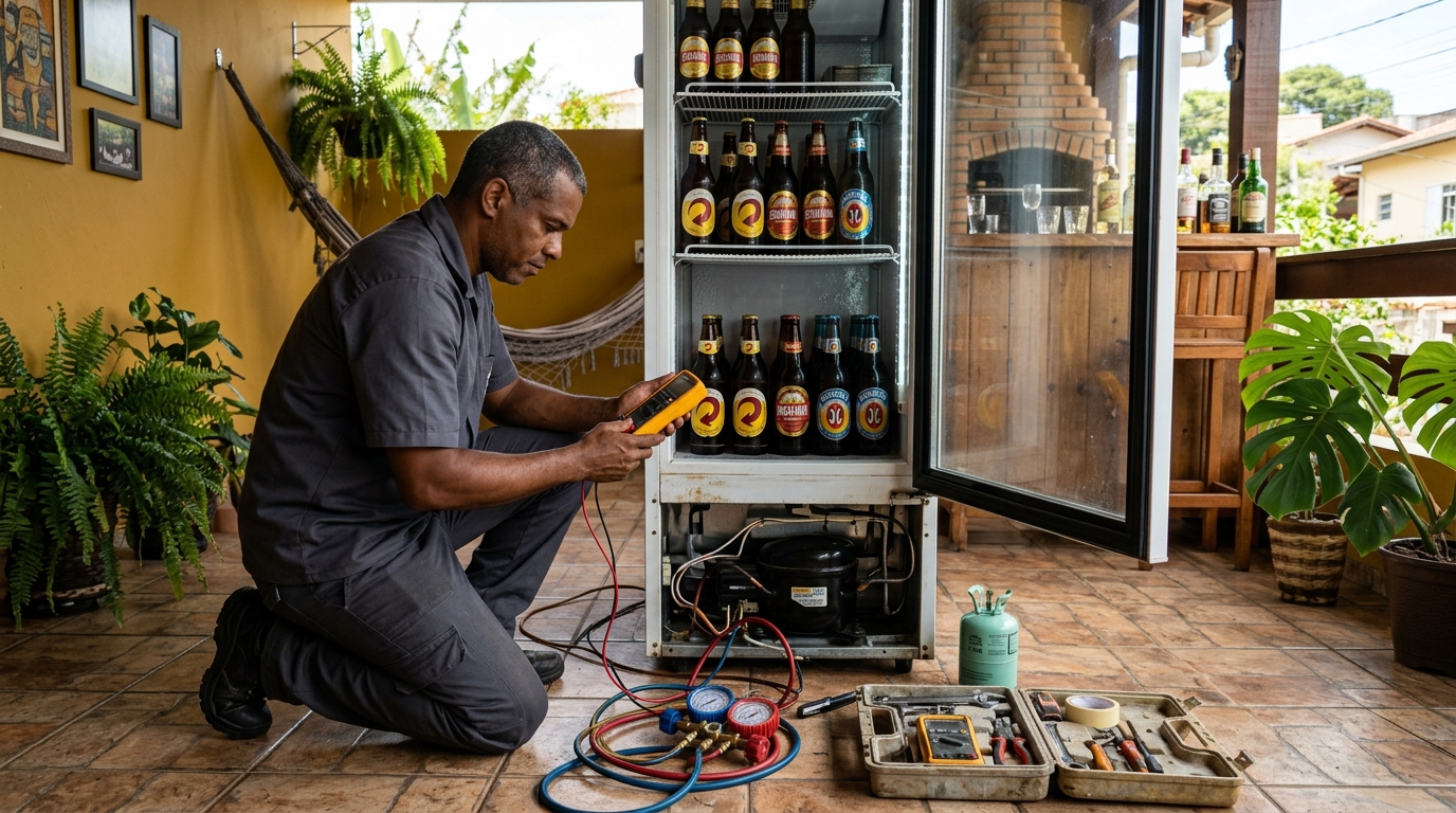 Reparo de Cervejeira Residencial em Passo Fundo‑RS